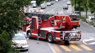 Einsatz Berufsfeuerwehr Bern  Vermutlich Kaminbrand 15 [upl. by Einhapets]