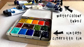 How To Make Your Own Travel Watercolour Set  Mistakes to Avoid [upl. by Yeleak60]