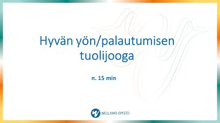 Palauttava tuolijoogavartti [upl. by Emilia]