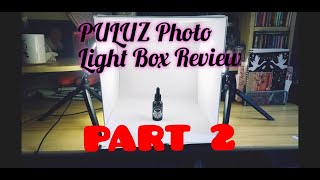 PULUZ Soft Light Box Review part 2 Photography light box [upl. by Essej732]