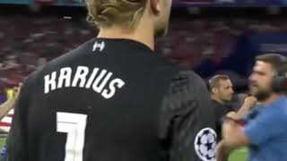 LORIS KARIUS APOLOGISING TO LIVERPOOL FANS AFTER UCL DEFEAT TO REAL MADRID [upl. by Dempster805]