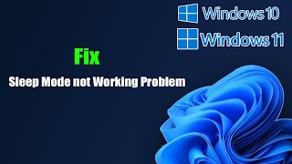 Fix Windows 11 Sleep Mode not Working Problem [upl. by Harry]