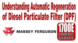 Understanding Diesel Particualte Filter Regeneration Massey Ferguson 1700E Series [upl. by Kearney]