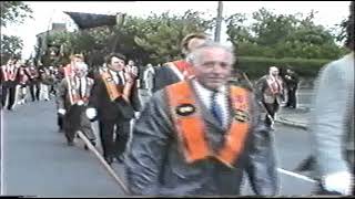 1991 Holywood UK 12th of July orange parade [upl. by Sherlocke]