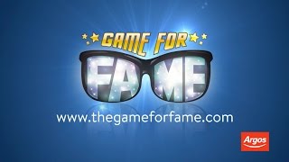 Game For Fame Advert  Party Board Game  Argos Tag [upl. by Osner]