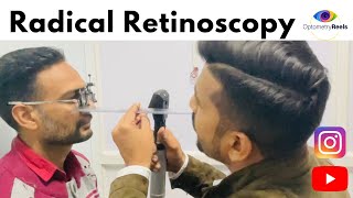 How to do Radical Retinoscopy  Perform retinoscopy even in dull reflex  Challenging Retinoscopy [upl. by Goldarina]