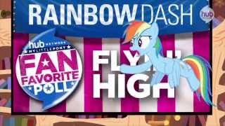 The Hubs Fan Favorite Pony Campaign Rainbow Dash Promo [upl. by Goddart]