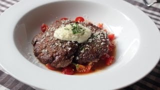 Beef Medallions with Fresh Horseradish Cream and Cherry Tomato Salad [upl. by Mahau]