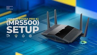 Linksys Hydra Pro 6 MR5500 setup [upl. by Joanne]