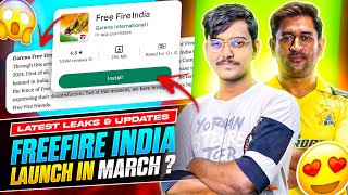 Free Fire India Launch In March Latest Leaks And Update😨🔥 Things You Dont Know About FFI [upl. by Otrebliw]