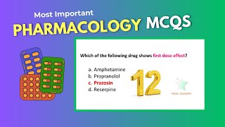 Pharmacology  Important MCQs with answers  Part 12  pharmacy technician 2nd year [upl. by Richmal]