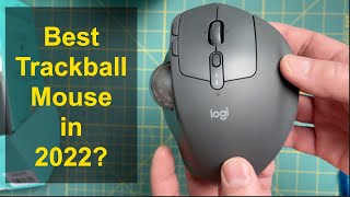 Logitech Ergo Plus Trackball Mouse  2022 Review [upl. by Onailerua354]