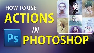 How to use Actions in Photoshop CS6  Wajahat Enterprises 2018 [upl. by Ynohta859]