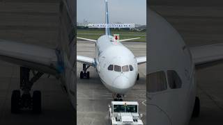 あれが…あれさえあれば…（撮影）続行できたのに！！傘 松山空港 matsuyama b787 ana airplane プッシュバック グランドハンドリング [upl. by Brighton567]