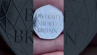 Nice 2020 😎🇬🇧 Diversity Built Britain 50 Pence Find 😎coin money coincollecting [upl. by Yaron]