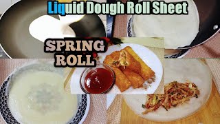 Ramzan Special  Spring Roll recipe With Liquid Dough sheet By Kun Mixplatter [upl. by Assirk630]