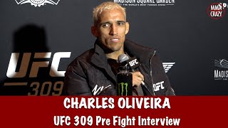 Charles Oliveira “I’m one step ahead of Michael Chandler EVERYWHERE”  UFC 309 [upl. by Yesnikcm173]