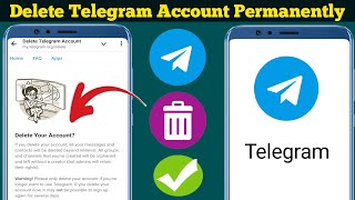 Jak trwale USUNĄĆ konto Telegram NOWA AKTUALIZACJA  Usuwanie konta Telegram [upl. by Kinsley650]