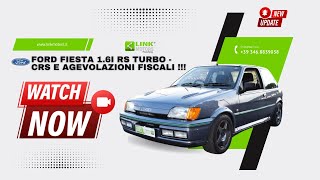 FORD FIESTA 16i RS Turbo CRS ATTIVO [upl. by Leahcimal]