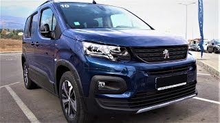 2022 Peugeot Rifter GT Line Demonstration Interior Exterior Walkaround  Premium Test Drive Sofia [upl. by Javed]