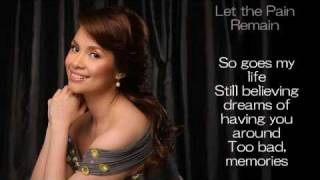 Let the Pain Remain by Lea Salonga [upl. by Trescott]