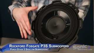 Rockford Fosgate P3S Shallow Car Sub  Punch Stage 3 Subwoofer [upl. by Anivram]