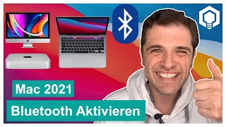 Mac Bluetooth aktivieren 2022 💻 Mac Bluetooth Gerät verbinden [upl. by Yrrag]