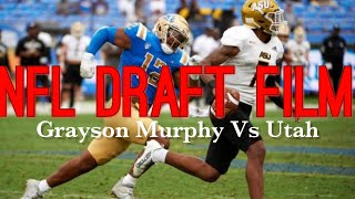 Film Room Grayson Murphy Vs Utah All Pass Rushes [upl. by Tedder]