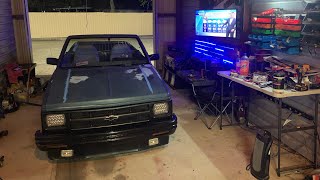 Topless s10 mini truck build Tilt bed edition 🤯👀👀 [upl. by Assillem]