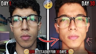 HOW TO GROW A MASCULINE CHISELED JAWLINE  MY 30 DAY FACE TRANSFORMATION [upl. by Neeka210]