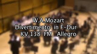 Mozart Divertimento KV 138 Kurdish String Orchestra Conducted by Nabaz Hama Rasheed 2007 [upl. by Randy]