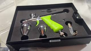 Grex airbrush and compressor review [upl. by Eedolem]