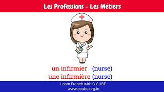 Jobs in French  les métiers  French Vocabulary [upl. by Edgerton]