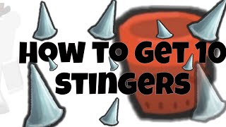 how to get 10 stingers from a red clay planter  3 steps bee swarm simulator [upl. by Ainav]