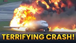 Most TERRIFYING Plane Crashes Caught On Camera [upl. by Eilyk699]