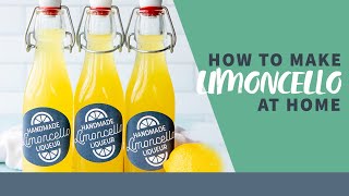 How to Make Limoncello for Gifting [upl. by Hilaire833]