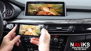 2017 BMW X5 F15 iDrive 50 NAViKS Video Interface Add Smartphone Mirroring [upl. by Hadria]