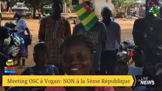 MEETING DES OSC A VOGAN Lartiste engagé Amen Jah Cissé crié son indignation [upl. by Zampardi]