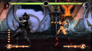 MK9 Skarlet  my max damage no meter combos [upl. by Hoo]