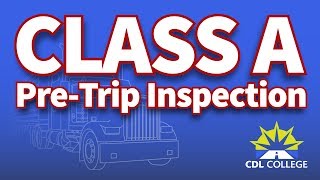 Tutorial CDL Class A PreTrip Inspection DEMO [upl. by Nanam677]