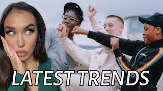 FEMALE DJ REACTS TO UK MUSIC 🔥 A1 x J1  Latest Trends Remix ft Aitch REACTION [upl. by Ynaffi]