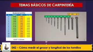 042Cómo medir el grosor y longitud de los tornillos [upl. by Pia]