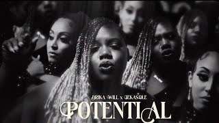 Potential  Drika Will x Jekasole Official Music Video [upl. by Wilt]