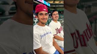 Baseball game  Dbacks vs Phillies Almost caught a hr ball Followme Fyp Viral Bros bestfriend [upl. by Nirroc]