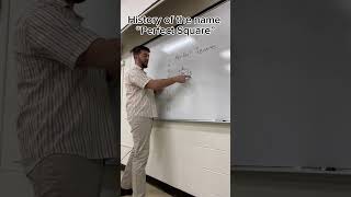 History of the name “perfect squares” edjes math mathmemes mathmeme smallbusiness mathteacher [upl. by Swaine447]