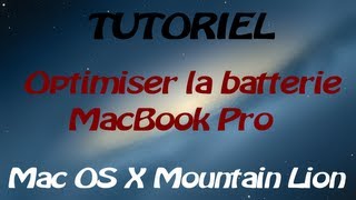 Optimiser la batterie MacBook Pro FR ᴴᴰ [upl. by Candie]