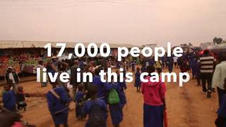 Deo visits Kiziba refugee Camp in Rwanda [upl. by Sucramal]