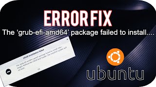 FIX The grubefiamd64signed package failed to install Ubuntu Installation UEFI Mode [upl. by Asiilanna]