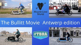 The Bullitt movie Antwerp edition Cool cargo bikes and even cooler riders [upl. by Ri]