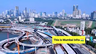 Mumbai Coastal Expressway Latest Drone VideoThe Most Expensive Road Project in India [upl. by Eseneg]